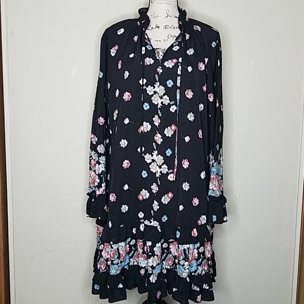 Classy extra large polyester dress